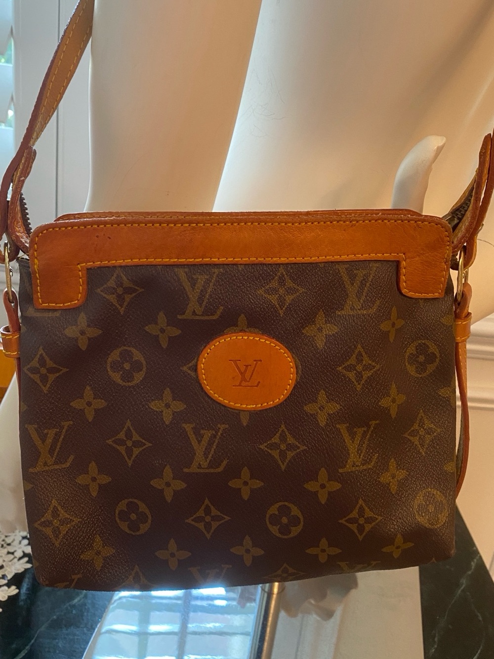Authentic Vintage Louis Vuitton Monogram Crossbody Bag